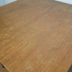 UNICO ダイニングテーブル　イス2脚　セット　無印良品ウレタンマット付きの画像