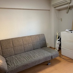 ソファベッド　扱いラクラクの画像