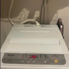 パナソニック　2019　洗濯機　6キロ　