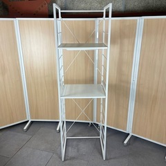 【美品】ニトリ　家電ラック　棚　ラック　白　オシャレ　