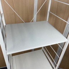 【美品】ニトリ　家電ラック　棚　ラック　白　オシャレ　の画像