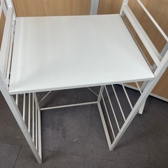 【美品】ニトリ　家電ラック　棚　ラック　白　オシャレ　の画像