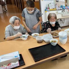 パート勤務（週１～３日）OK！生活全般のサポートとなるので無資格未経験の方でもスタートしやすいお仕事です！認知症グループホームで入居者様の生活全般に寄り添いながら支えていくお仕事ですの画像