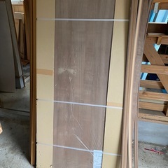 建具　扉　引き戸　建築資材　新品未使用　ブラウン　2枚　