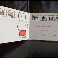 新品　ミッフィー　誕生日メッセージ絵本の画像
