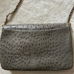 ヴィンテージ　オーストリッチ　ハンドバックの画像