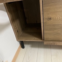 キャットトイレタリーギャビネット　アッシュブラウンの画像