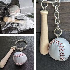 野球キーホルダー（新品）の画像