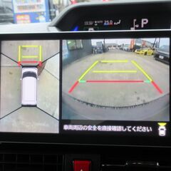 ダイハツ　タント　カスタムＸセレクション★1年保証★ロードサービス付　純正９型ナビ　地デジ　パノラマモニター　Ｂｌｕｅｔｏｏｔｈ　両側パワースライド　前席シートヒーター　ＥＴＣ　スマートキー　運転席ロングスライドシート　ＬＥＤヘッド＆フォグ　純正１４ＡＷの画像