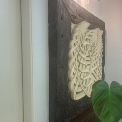 バリで職人さんが作ったレリーフの画像