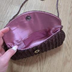 新品未使用　ビーズのショルダーバッグ　の画像