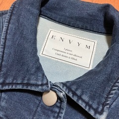 ENVYM   デニム生地　ジャケットの画像