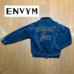 ENVYM   デニム生地　ジャケット