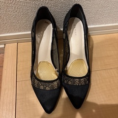 23㎝　RANDA ビジュー付きパンプス
