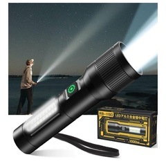 新品未使用品です❣️❣️❣️❤️懐中電灯 伸縮式 軽量 充電可能...