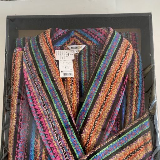 高級 ブランド　MISSONI ミッソーニ バスローブ　新品箱入り メンズ レディース 男女兼用  ガウン ホテル 