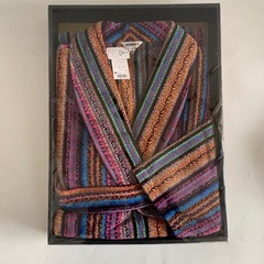 高級 ブランド　MISSONI ミッソーニ バスローブ　新品箱入り メンズ レディース 男女兼用  ガウン ホテル 