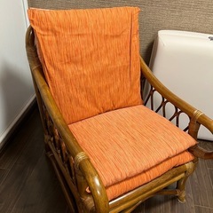 籐家具　カウチの画像
