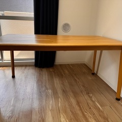 ニトリ　ダイニングテーブル　Nコレクション　天然木の画像