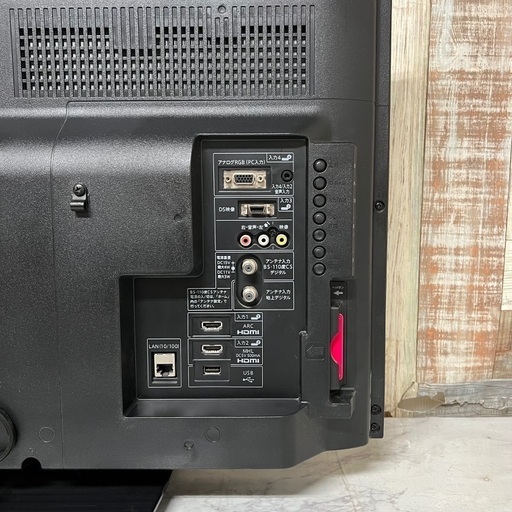 即日受渡❣️シャープ32型液晶テレビ外付けHDD録画対応スリムデザイン