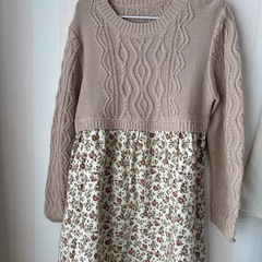 👧120cmキムラタン*ビケットクラブのワンピース2点set!!美品の画像