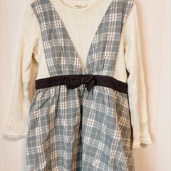 👧120cmキムラタン*ビケットクラブのワンピース2点set!!美品の画像