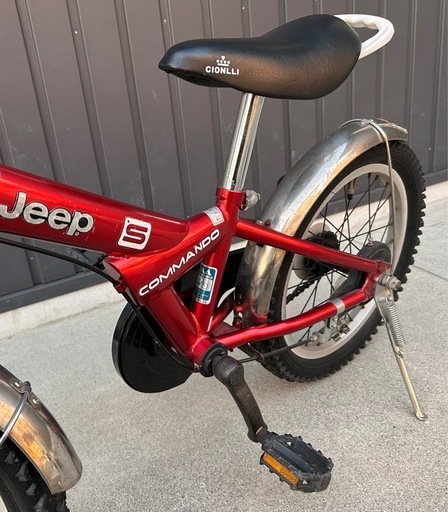 ?JEEP 子供用自転車 16インチ赤?　補助輪付