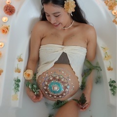 𓇼🤰ジュエリーマタニティアート🩵🌿 - キャンペーン