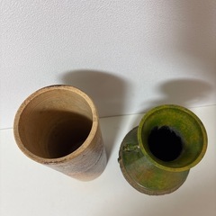 和風 陶器　花瓶の画像
