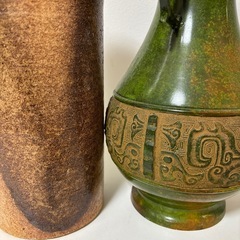 和風 陶器　花瓶の画像