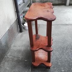 屋久杉和風家具テーブルの画像
