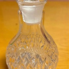 透明ガラス デキャンタ型 調味料入れ