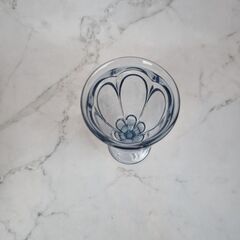 グラス　パフェグラス　ワイングラス　ノリタケ　ブルーゴブレット　１個売りの画像