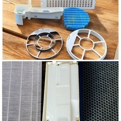 【分解洗浄美品】シャープ・SHARP加湿空気清浄機kC-H500y-wの画像