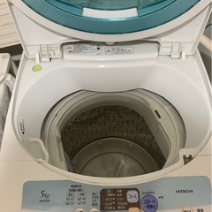 【3/21-22引取可能の方最優先】日立洗濯機(NW5HR)