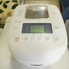 IRIS OHYAMA アイリスオーヤマ RC-PD50-W 5合炊き 2020年製 圧力IHジャー 炊飯器 5.5合 1.0L ホワイトの画像
