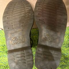Dr.martens 10ホール 黒 UK8 26.5㎝の画像