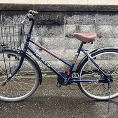 【26インチ自転車】6段変速　チェーン、鍵新品❗️スペアキーあり　若林自転車　浜大津店　SALE中❗️の画像