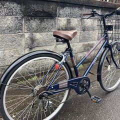 【26インチ自転車】6段変速　チェーン、鍵新品❗️スペアキーあり　若林自転車　浜大津店　SALE中❗️の画像
