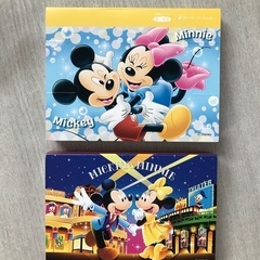 ミッキーミニー　メモ用紙 2種類
