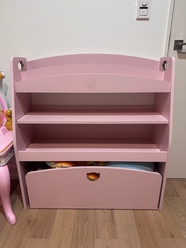 子ども用　本、おもちゃ等収納棚