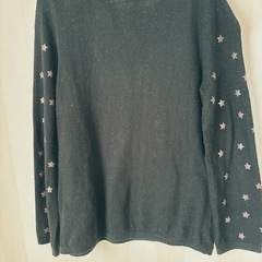 120cm🌸入園式などに♡フォーマルカーディガンとH＆Mの星柄セーター2点set!!美品の画像