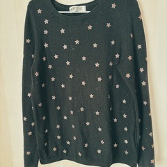 120cm🌸入園式などに♡フォーマルカーディガンとH＆Mの星柄セーター2点set!!美品の画像