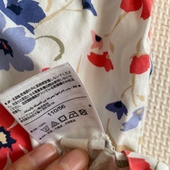 OLD NAVY フラワープリント ノースリーブワンピース 4Tの画像
