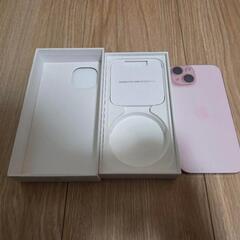 iPhone15中古　ピンク