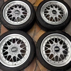 スバル純正 BBS 17インチ タイヤホイール４本 の画像