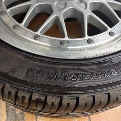 スバル純正 BBS 17インチ タイヤホイール４本 の画像
