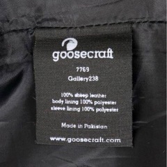 【美品】Goosecraft グースクラフト シングル ライダース ジャケット Buco リアルマッコイズ トイズマッコイの画像