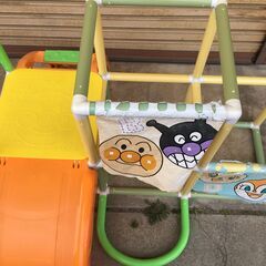 A3385　アンパンマン　ジャングルジム　滑り台　室内遊具　ピッピ階段　遊具　おもちゃの画像