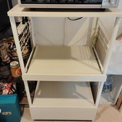 【購入者決定してます】★レンジラック★圧迫感のないナチュラルな雰囲気！